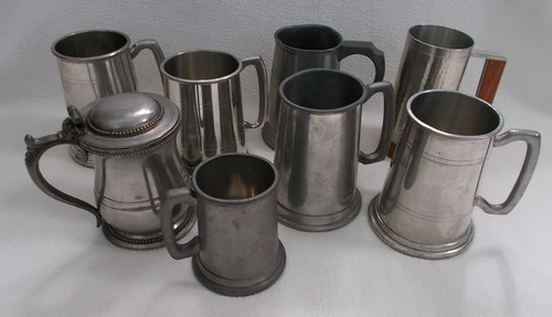 Scrap pewter tankard bundle - scrap, /