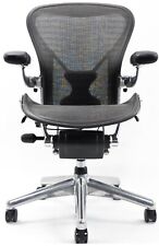 Herman Miller Aeron Size B Posturfit Chrome Base Fully loaded Office Chair