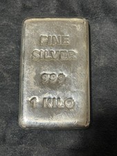 Silver Bullion 0.999 Fine, 1