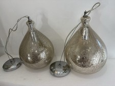 2x Mercury Glass Light