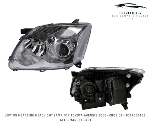 Left nearside headlight - ns,