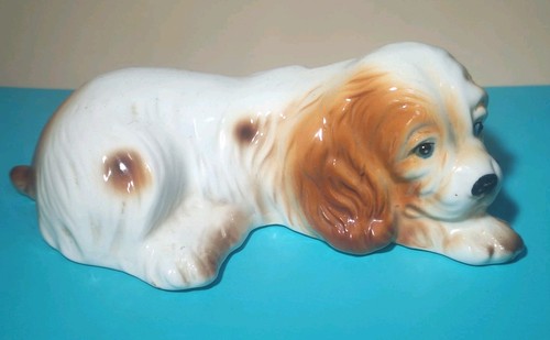 Porcelain bone china dog - porcelain,