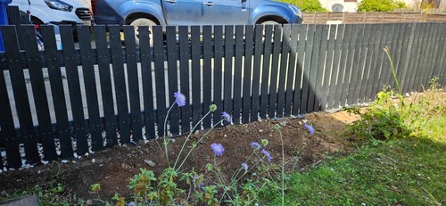 Recycled plastic fence slats - recycled,