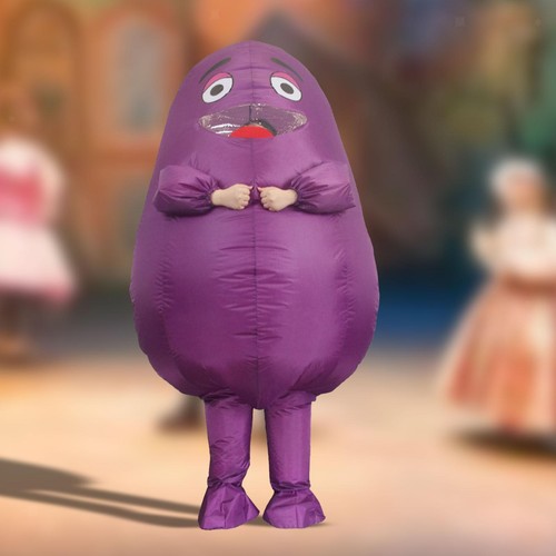 Inflatable grimace costume - inflatable,