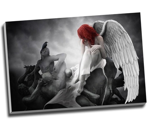 Angel fantasy canvas print - canvas,