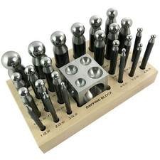 25 pc Doming Block and Punch