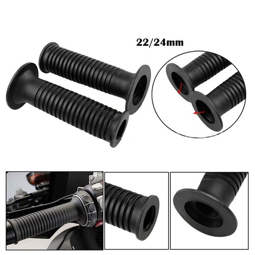 2pcs motorcycle rubber - 2pcs, black