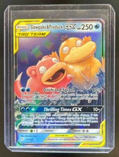 2019 Pokemon Sun & Moon Unified Minds Slowpoke Psyduck Tag Team Holo #35/236