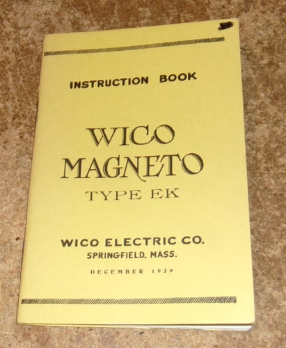 Reprint wico magneto - reprint, ek