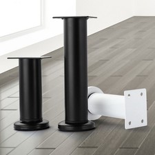 4x Heavy Duty Adjustable Cabinet Leg Steel Material Support Feet Height 8-25cm