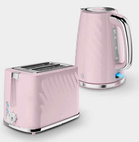 Swan windsor pink kettle - windsor,