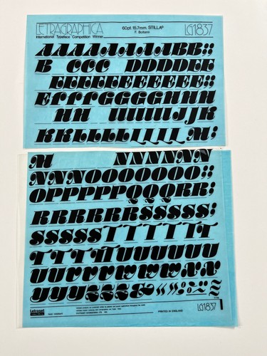 Letraset letragraphica high - letraset,