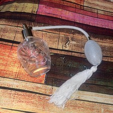 vintage glass perfume atomiser