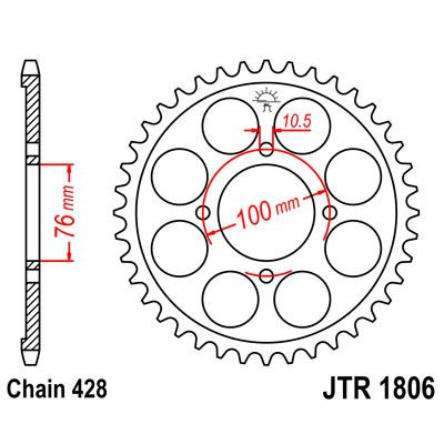 Sprockets ring - jt,