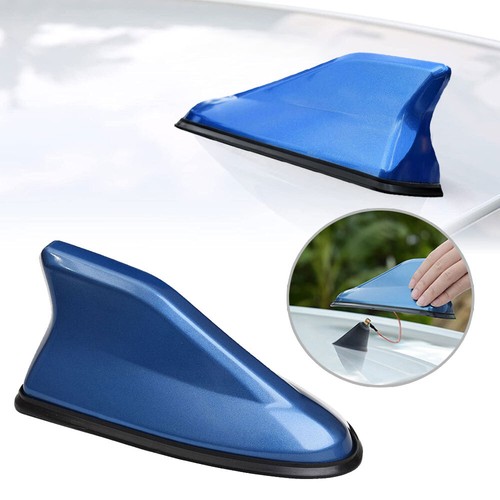 Blue car shark - fin,