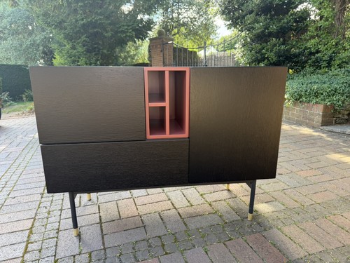 Modern black sideboard - modern,