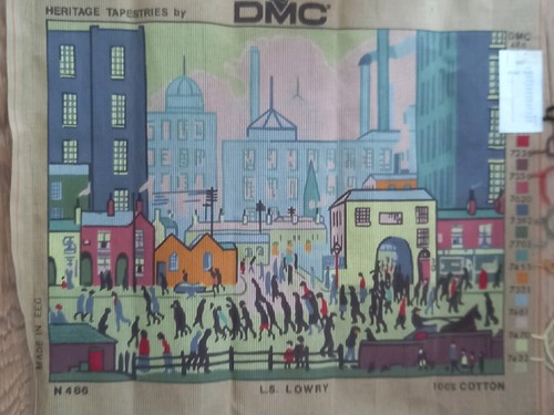 Lowry tapestry canvas - ls,