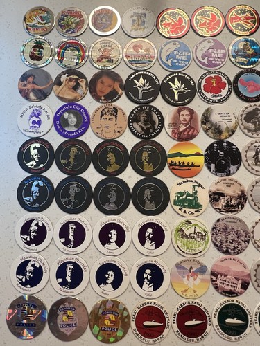 Mixed lot 175 pogs milk - lot,