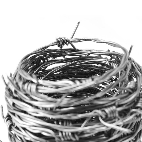 Steel metal fence coiled - steel,