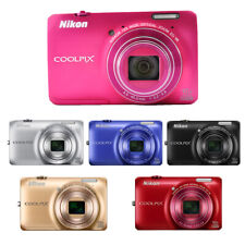 Nikon COOLPIX S6300 16MP Digital Camera 10x Zoom NIKKOR Glass Lens 85% NEW