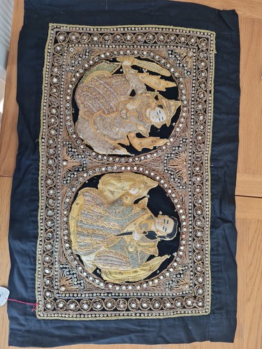 Early burmese embroidery - burmese,