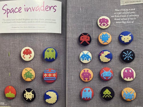 Adorable space invader button - adorable,