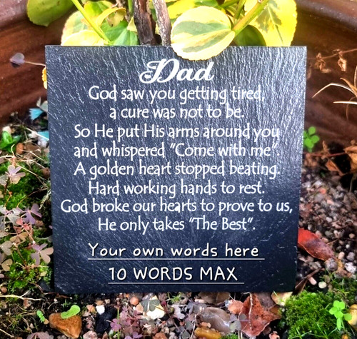 Fathers day dad slate - day, memorial