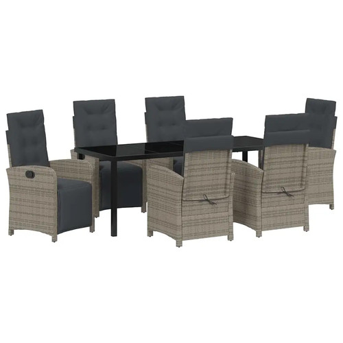 Garden dining set with cushion - garden,