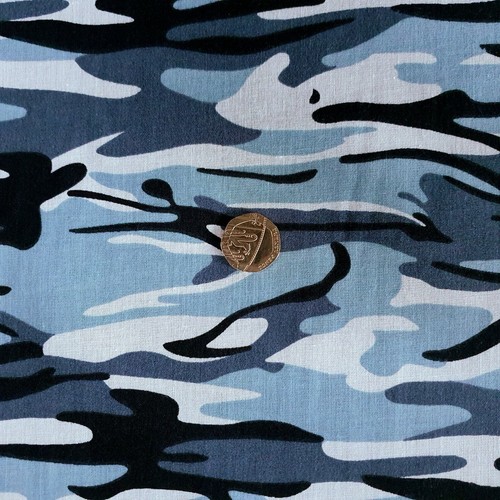 Blue urban camouflage - blue,