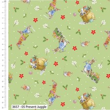 Peter Rabbit Christmas Fabric