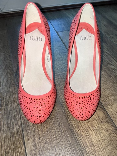 Worn once faith coral - faith.,