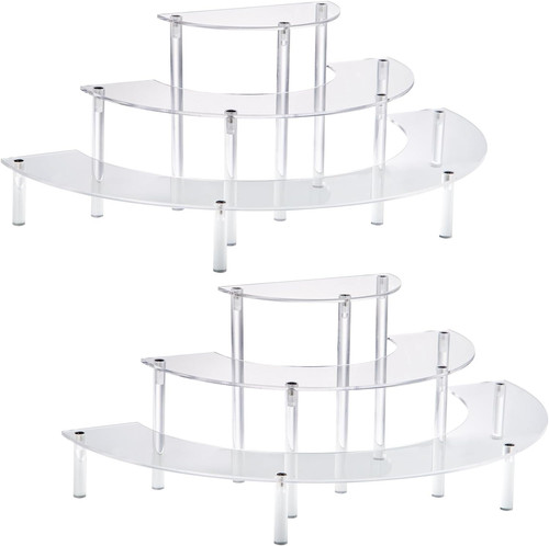 Pack tier acrylic round - 2, 3-tier