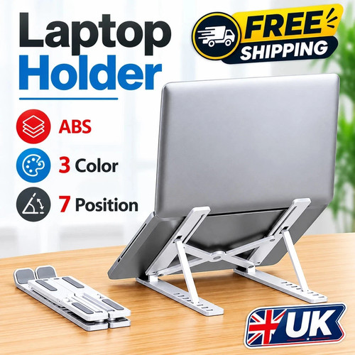 Aluminum foldable laptop stand - aluminum,