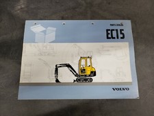 Volvo EC15 XR Hydraulic Excavator Factory Parts Catalog