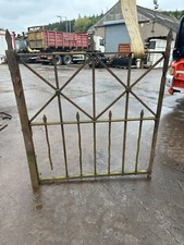 ANTIQUE VINTAGE WROUGHT IRON DRIVE GATES DOUBLE  GATES  2.7M OPENING
