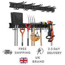 Green Haven Heavy Duty 48-inch Garden Tool Rack Wall-Mounted Garage Organiser