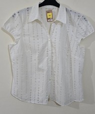 Maks and Spencer White Blouse Size 16