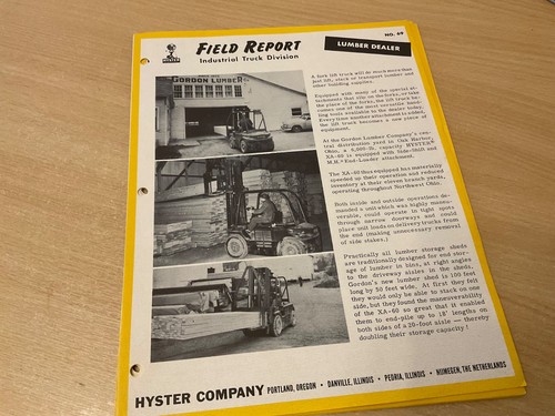 1950 hyster company - 1950’s, usa