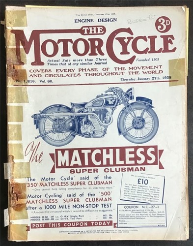The motor cycle - cycle, magazine