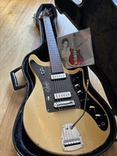1965 Hopf Telstar- Vintage Guitar- With Hard Case & 7”- Rare