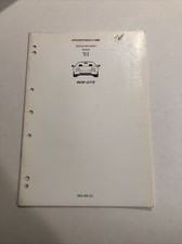 Porsche 1993 928 Gts Service
