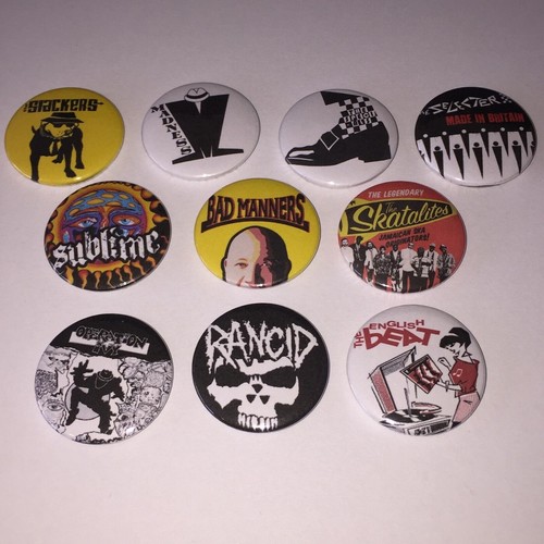Ska button badges - ska, /