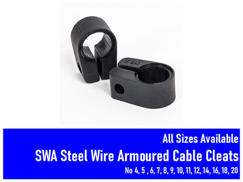 Swa cable cleats all sizes - cleats,
