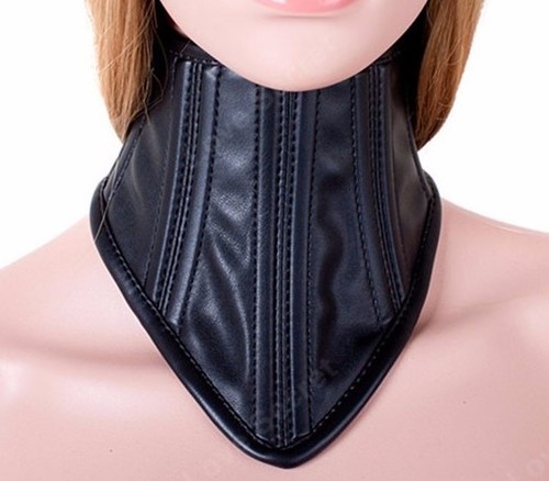 Black faux leather - faux,