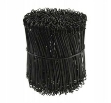 150x Double Loop Metal Wire Cable Tie MULTI USE Steel Twist Rebar/Garden