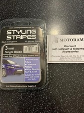 CAR PIN STRIPE 3MM BLACK