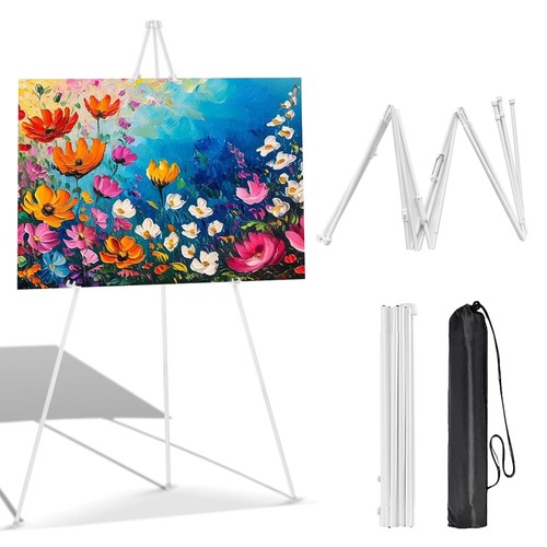 Inch white easel - easel, stand