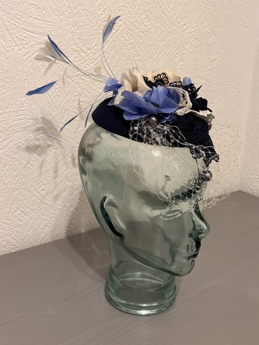 Ladies fascinator pillbox hat - ladies,