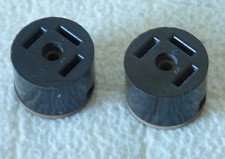 LUCAS Headlamp Plug 3 PIN ADAPTOR (PAIR) Vintage Jaguar Bentley Rolls-Royce etc