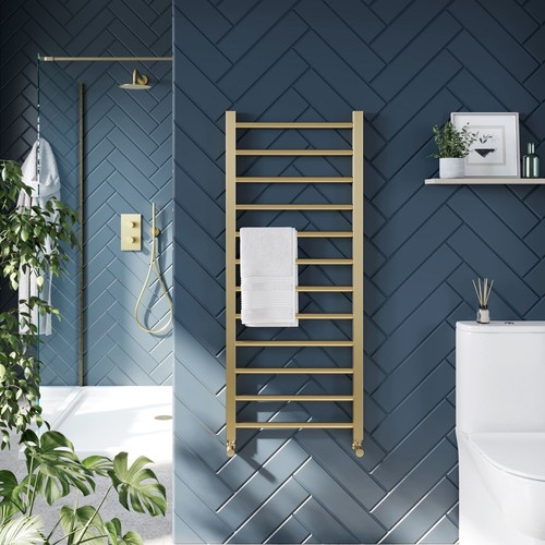 Brushed brass gold heated - brushed,